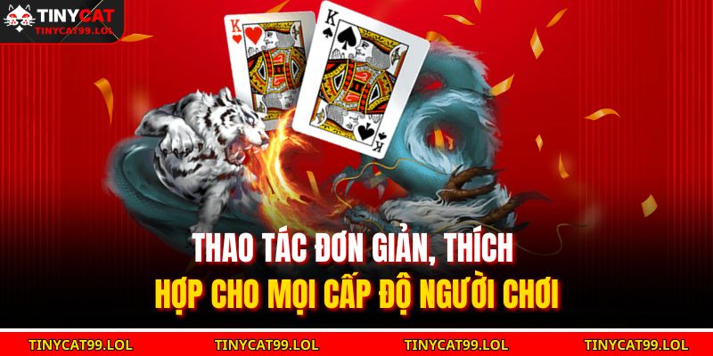Thao tác đơn giản, thích hợp cho mọi cấp độ người chơi